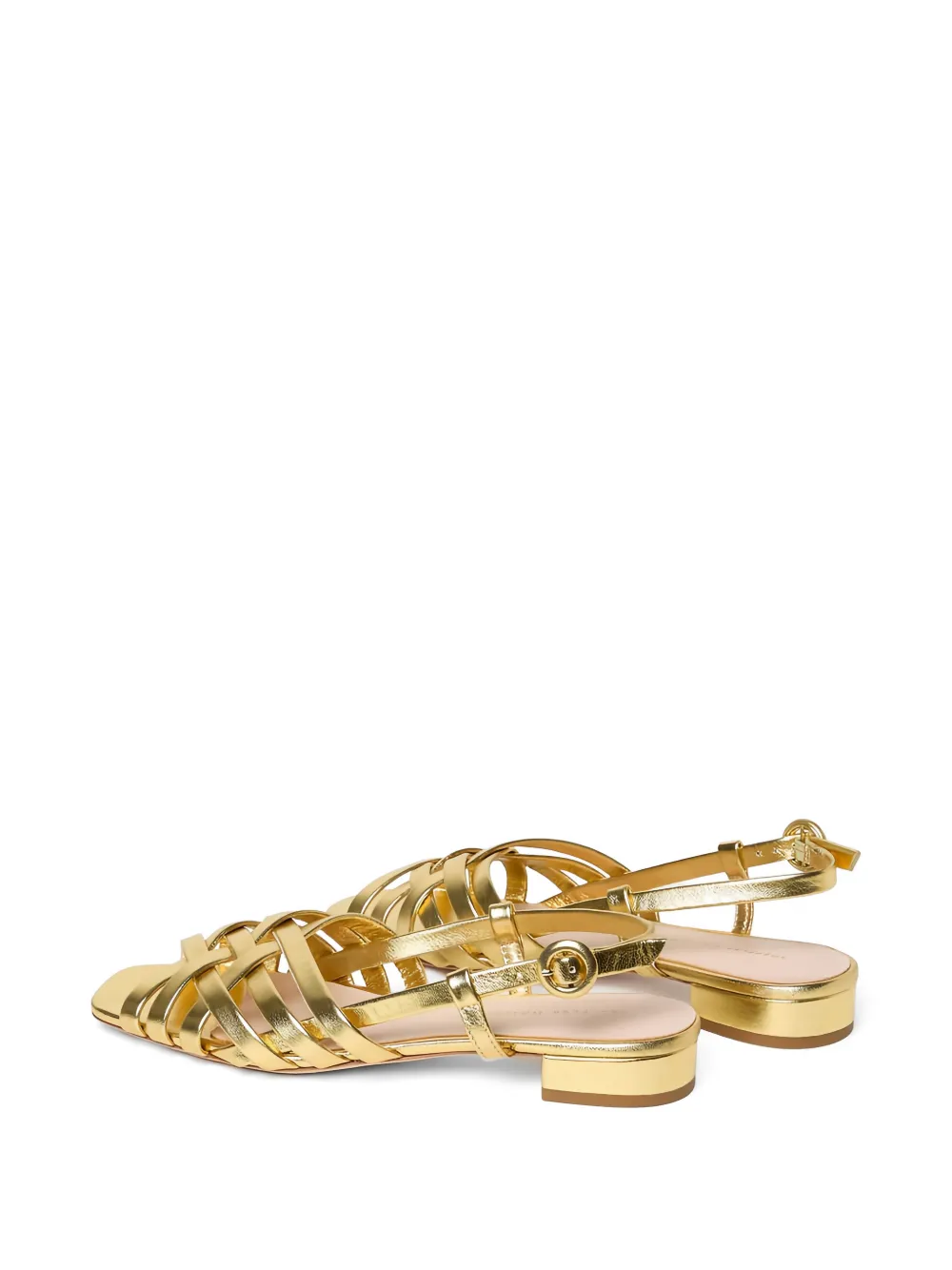 Loeffler Randall Devon Gold Slingback sandals Goud