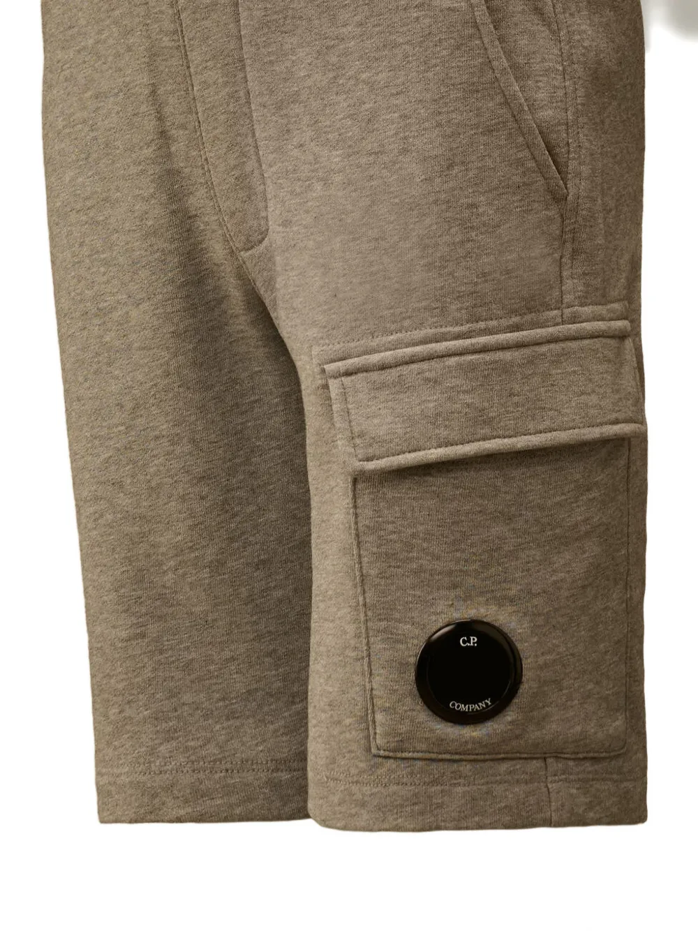C.P. Company Kids Cargo shorts met Lens-detail Beige