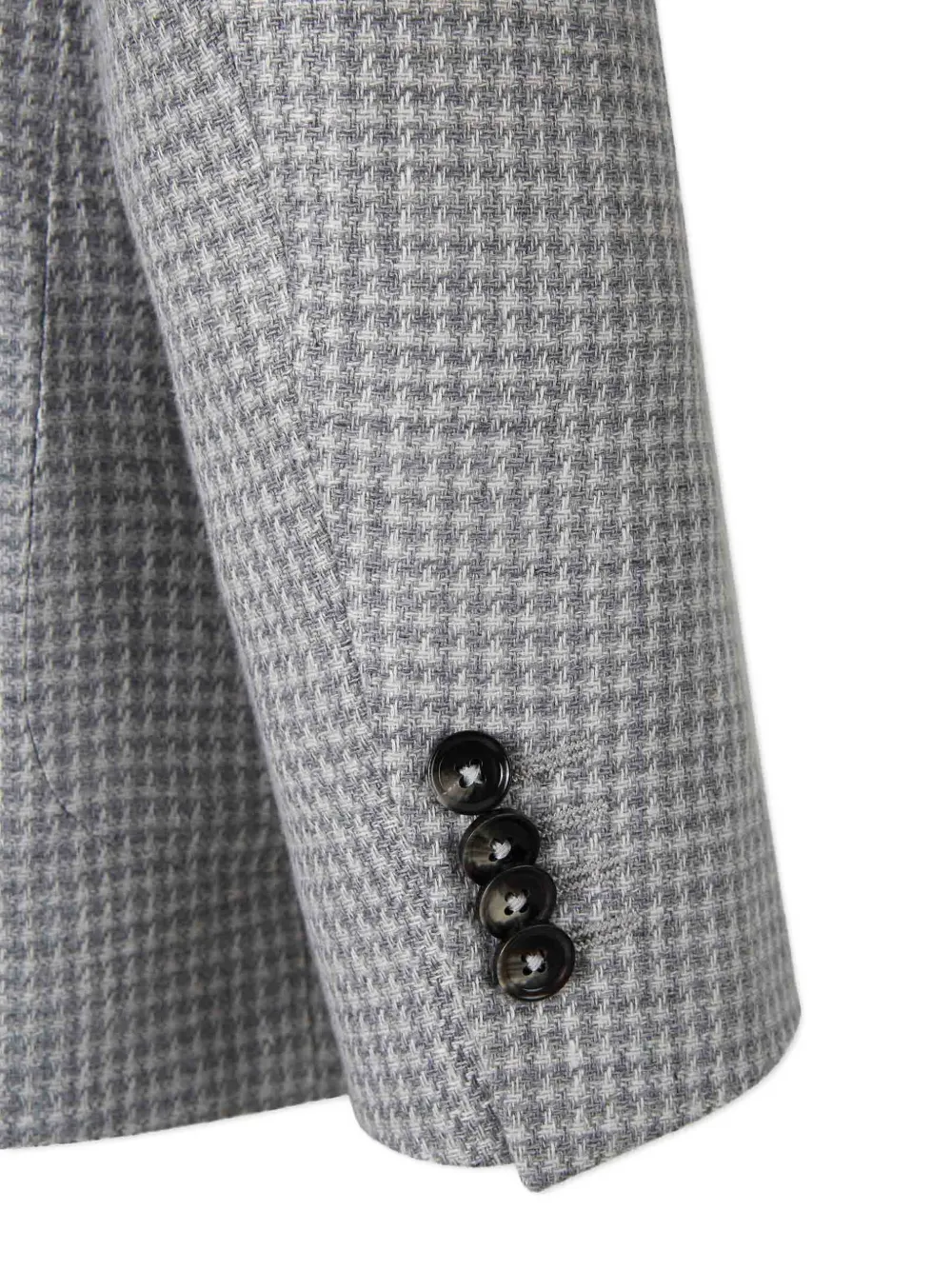 Zegna Jack met pied-de-poule print Grijs