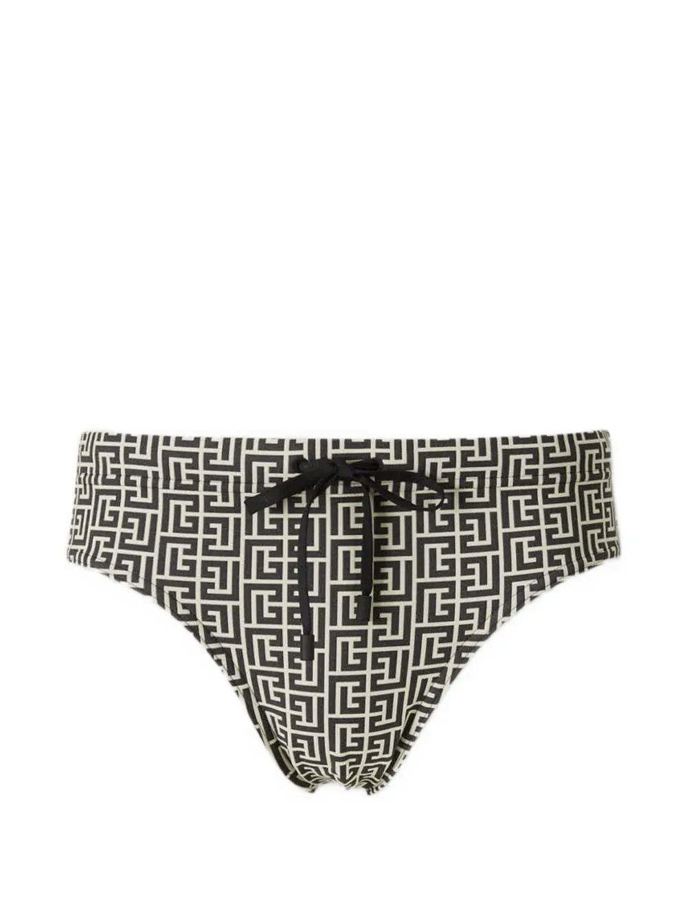 Balmain monogram-print swimsuit briefs - Toni neutri