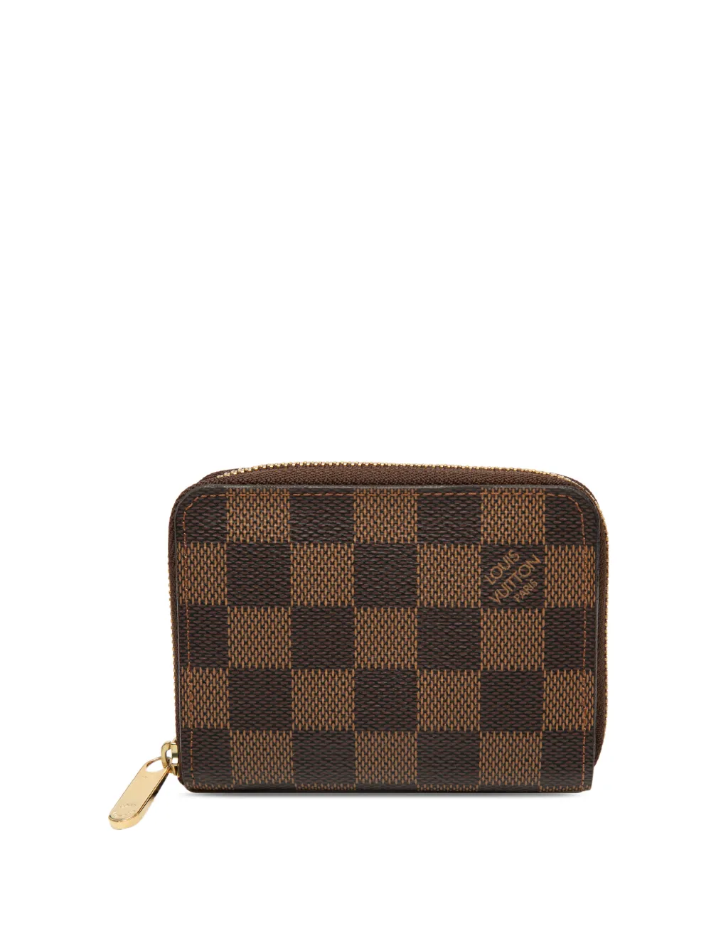Louis Vuitton Pre-Owned 2009 Damier Ebene Zippy Purse coin pouch - Marrone