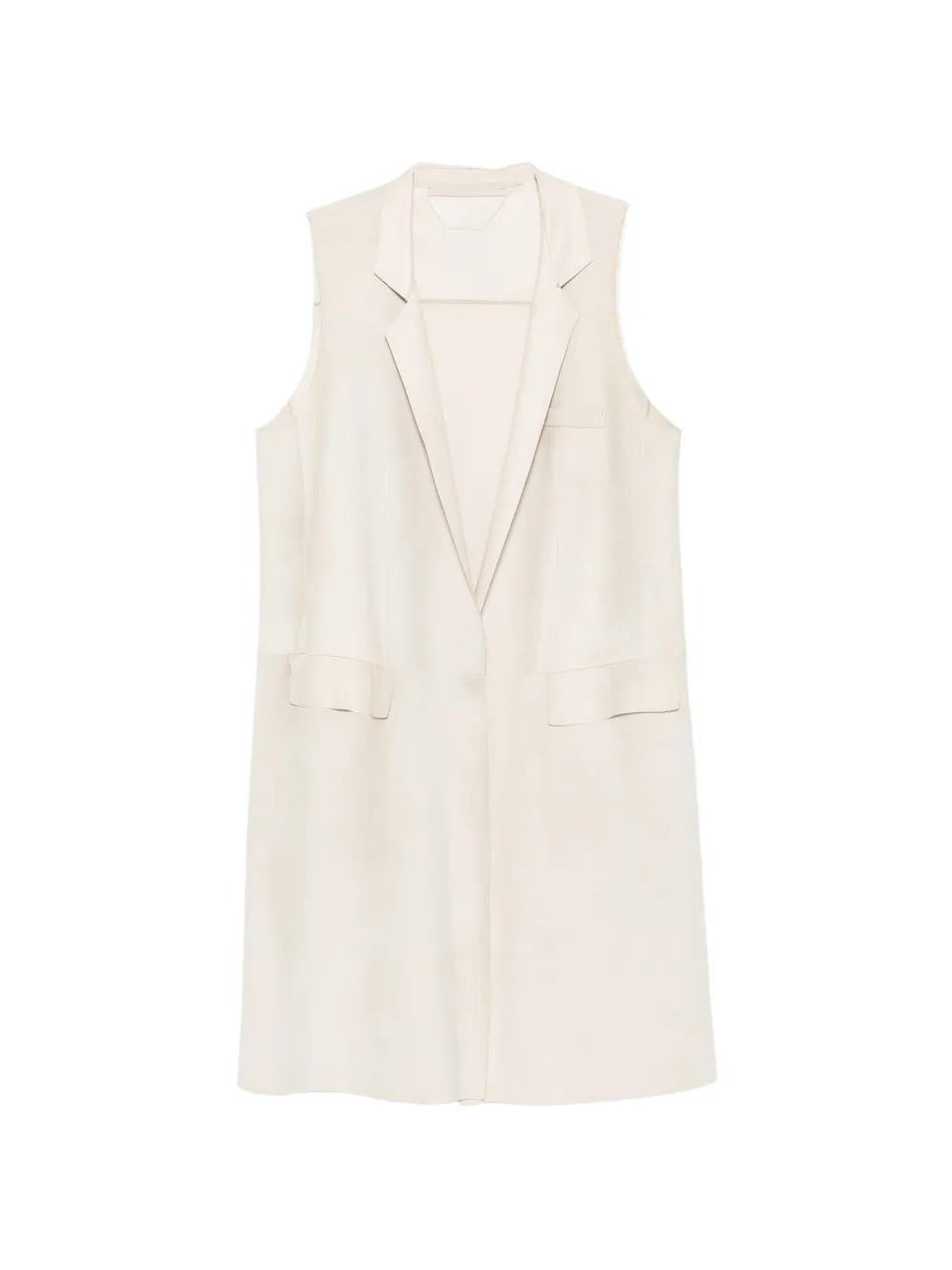 Salvatore Santoro sleeveless coat - Neutrals