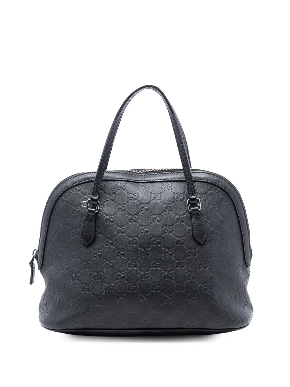 Gucci Pre-Owned 2016-2025 Medium Guccissima Dome satchel - Nero
