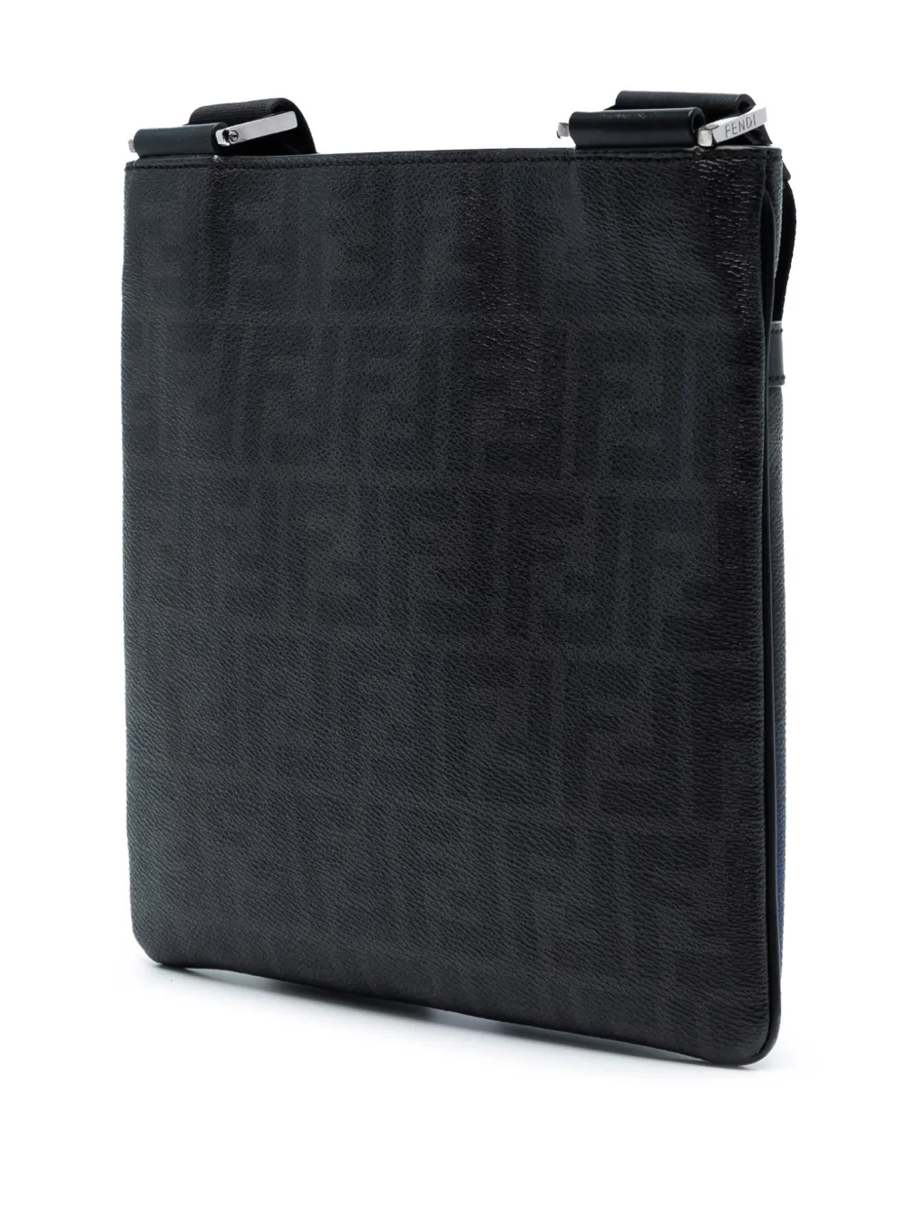 Fendi Pre-owned 2010-2025 Zucca Spalmati Ombre Crossbody Bag in Black, view 3