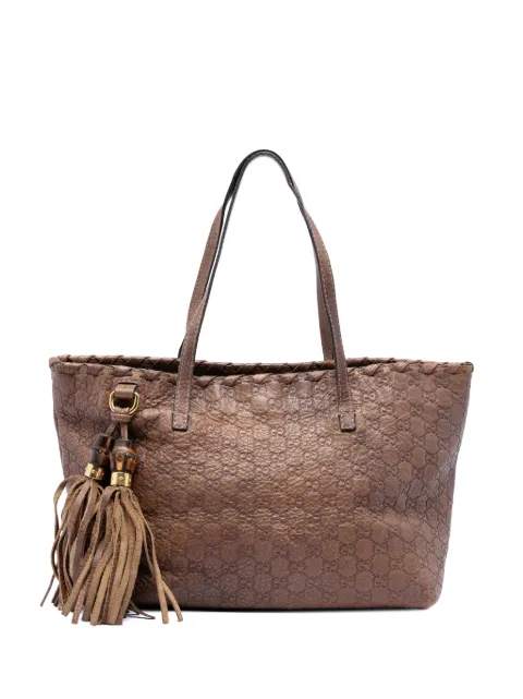 Gucci Pre-Owned 2016-2026 Medium Guccissima Bamboo Tassel tote bag