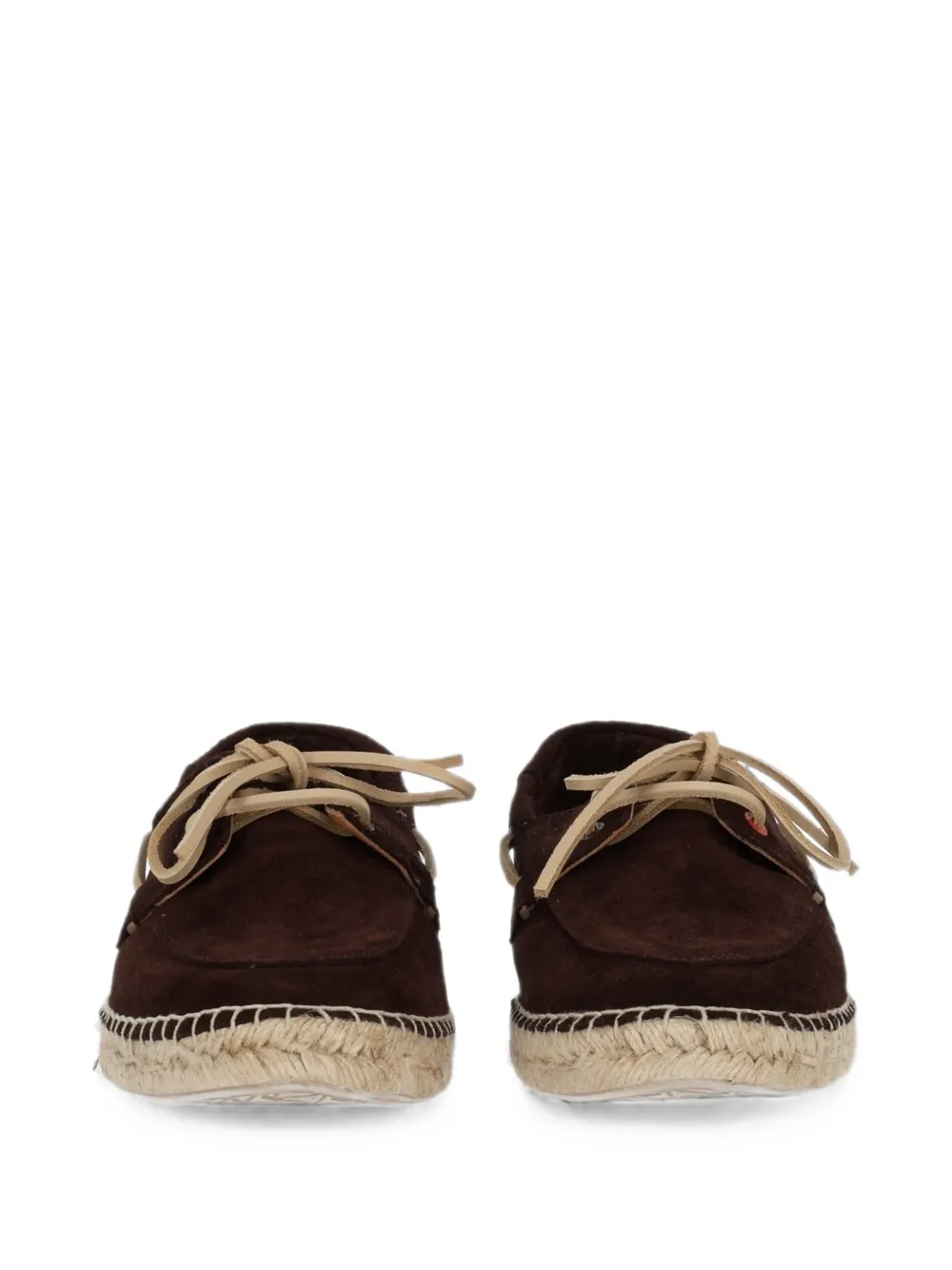 ABARCA Gevlochten bootschoenen Bruin