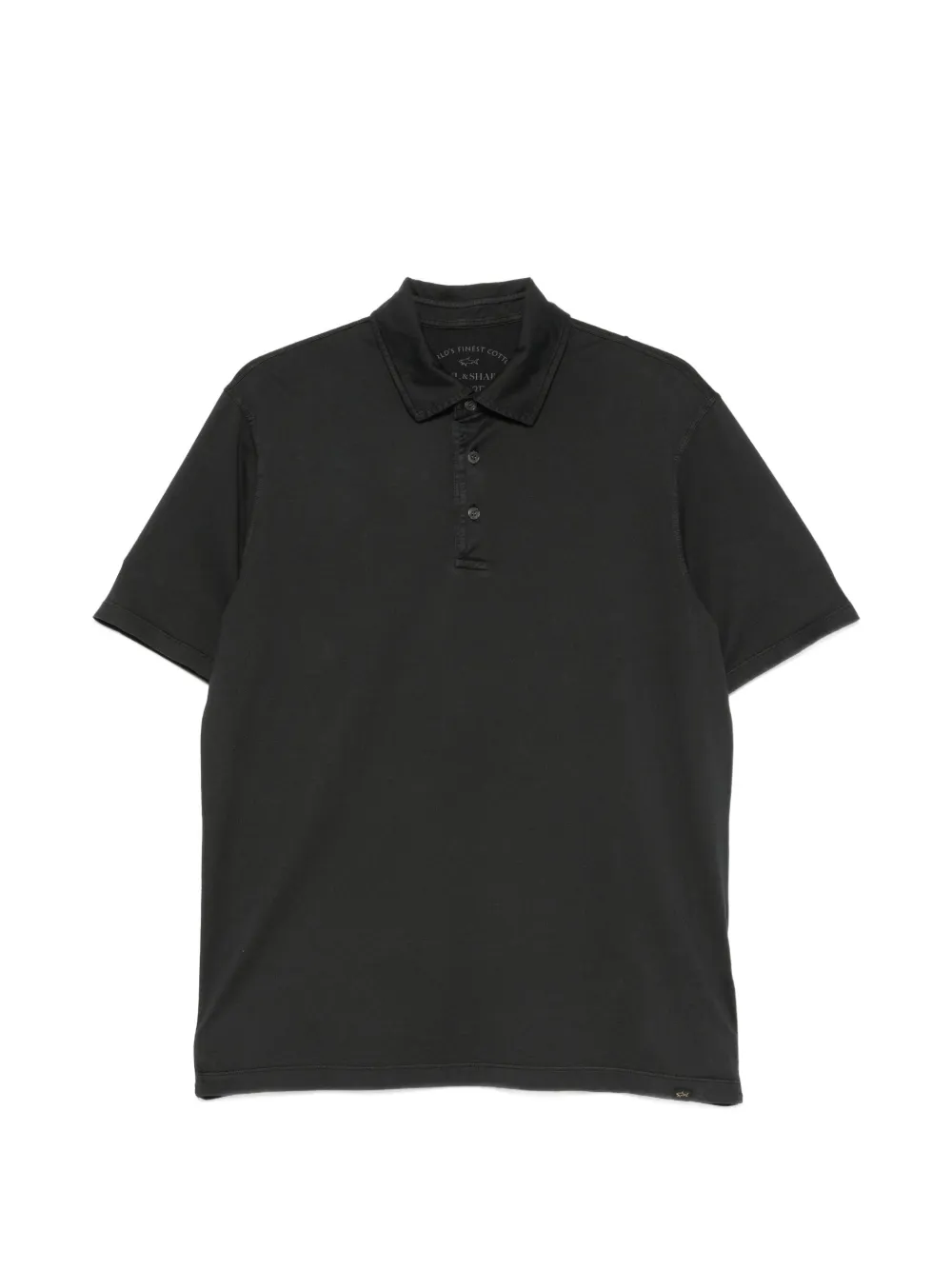 Paul & Shark logo-patch polo shirt - Nero