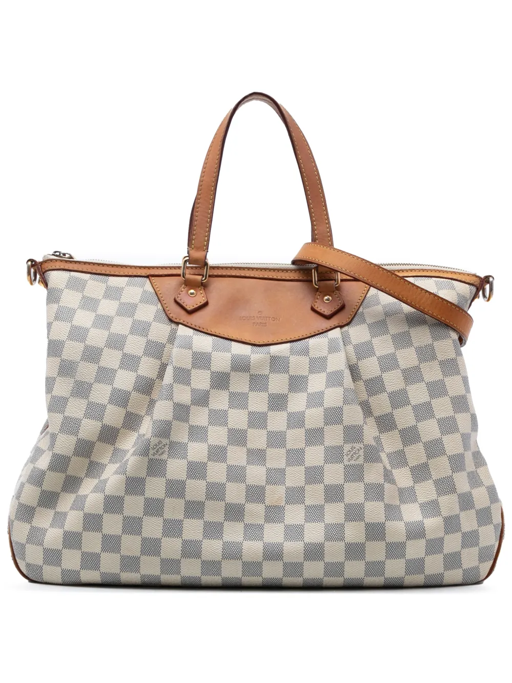 Louis Vuitton Pre-Owned 2011 Damier Azur Siracusa GM satchel - Weiß