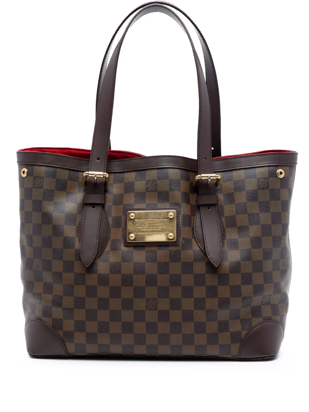 Louis Vuitton Pre-Owned 2007 Damier Ebene Hampstead MM tote bag - Braun