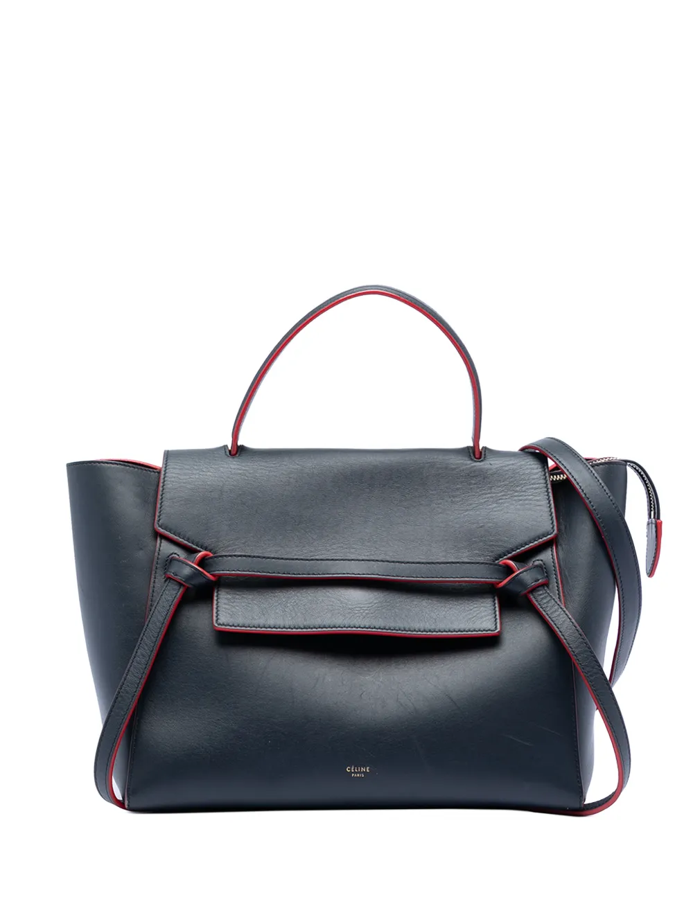 Celine Pre-Owned 2015 Mini Smooth Calfskin Belt Bag satchel - Blu