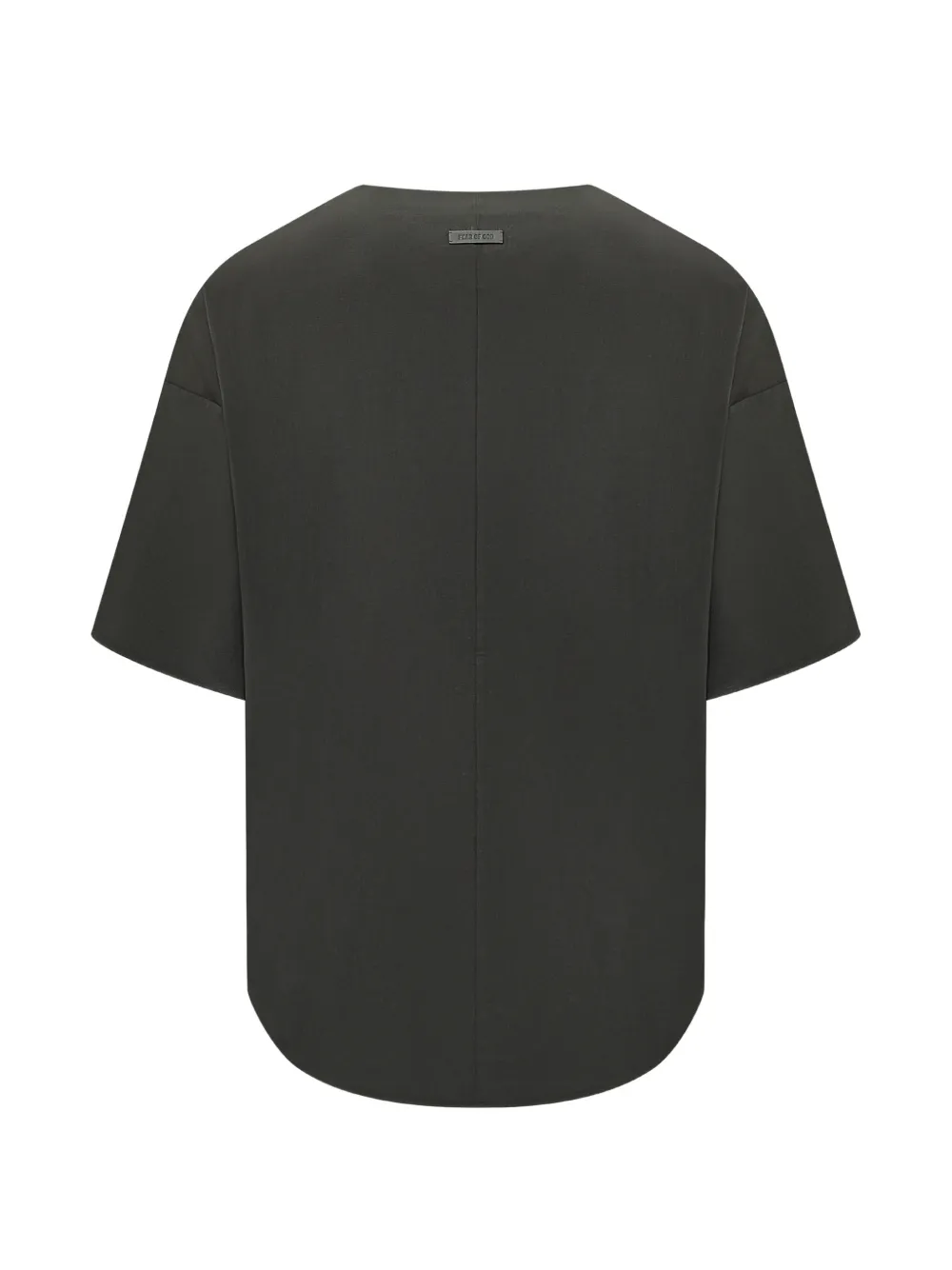 Fear Of God Ruimvallend geplooid T-shirt Grijs