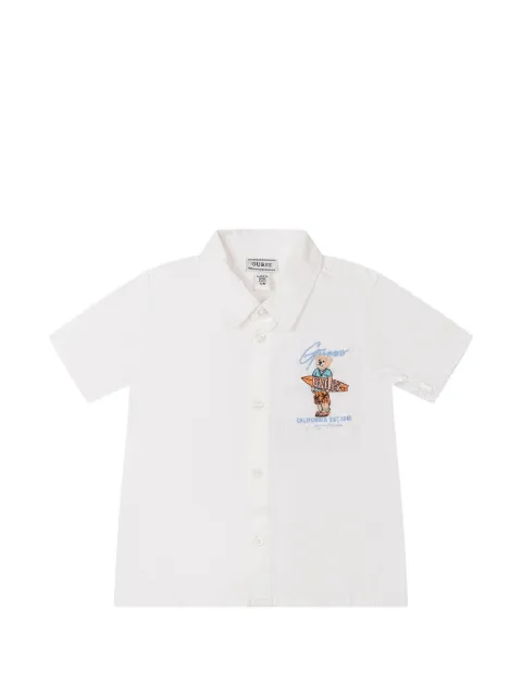 guess kids graphic-print cargo shorts set