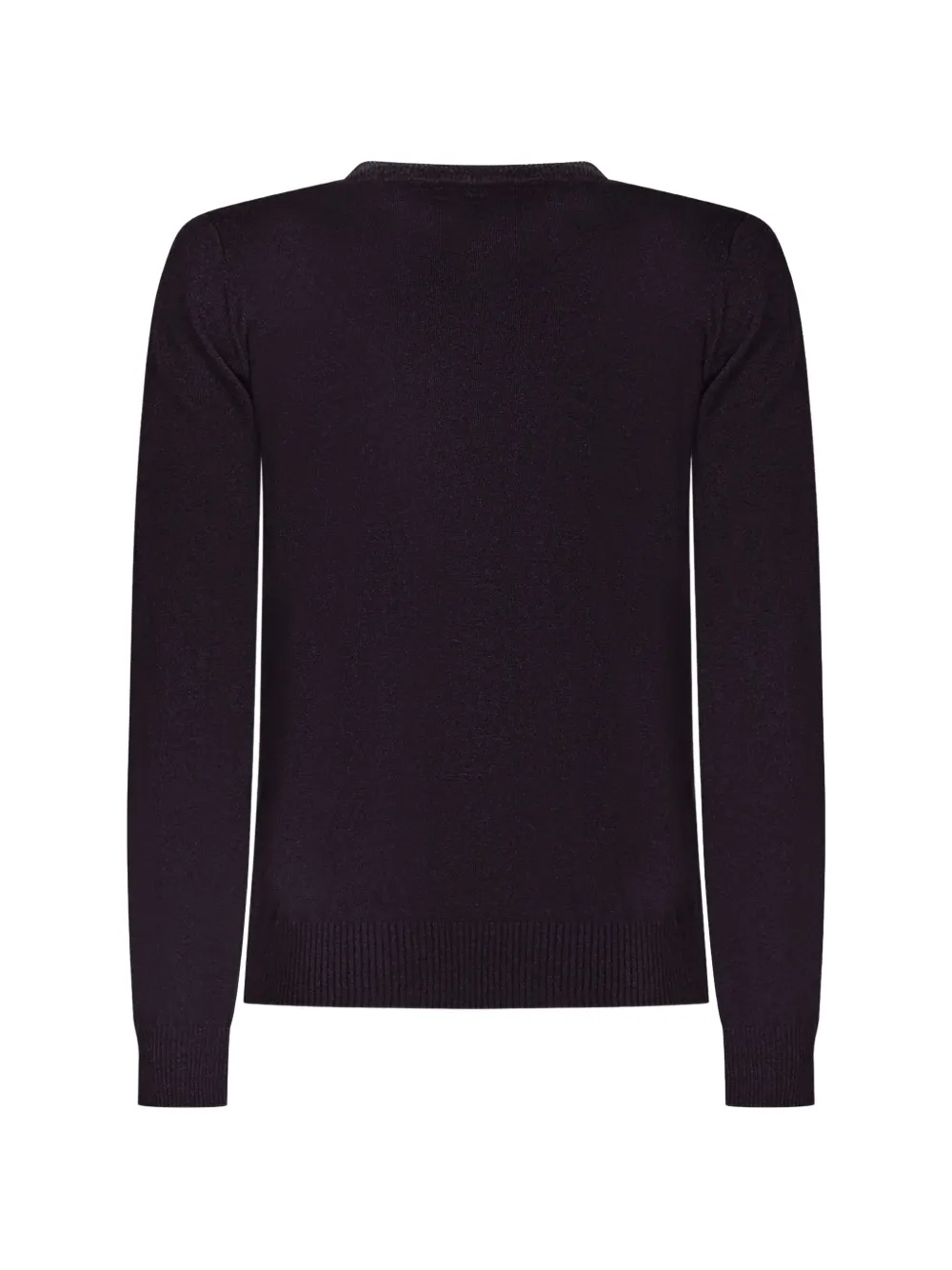 guess kids Sweater met logopatch en ronde hals Blauw
