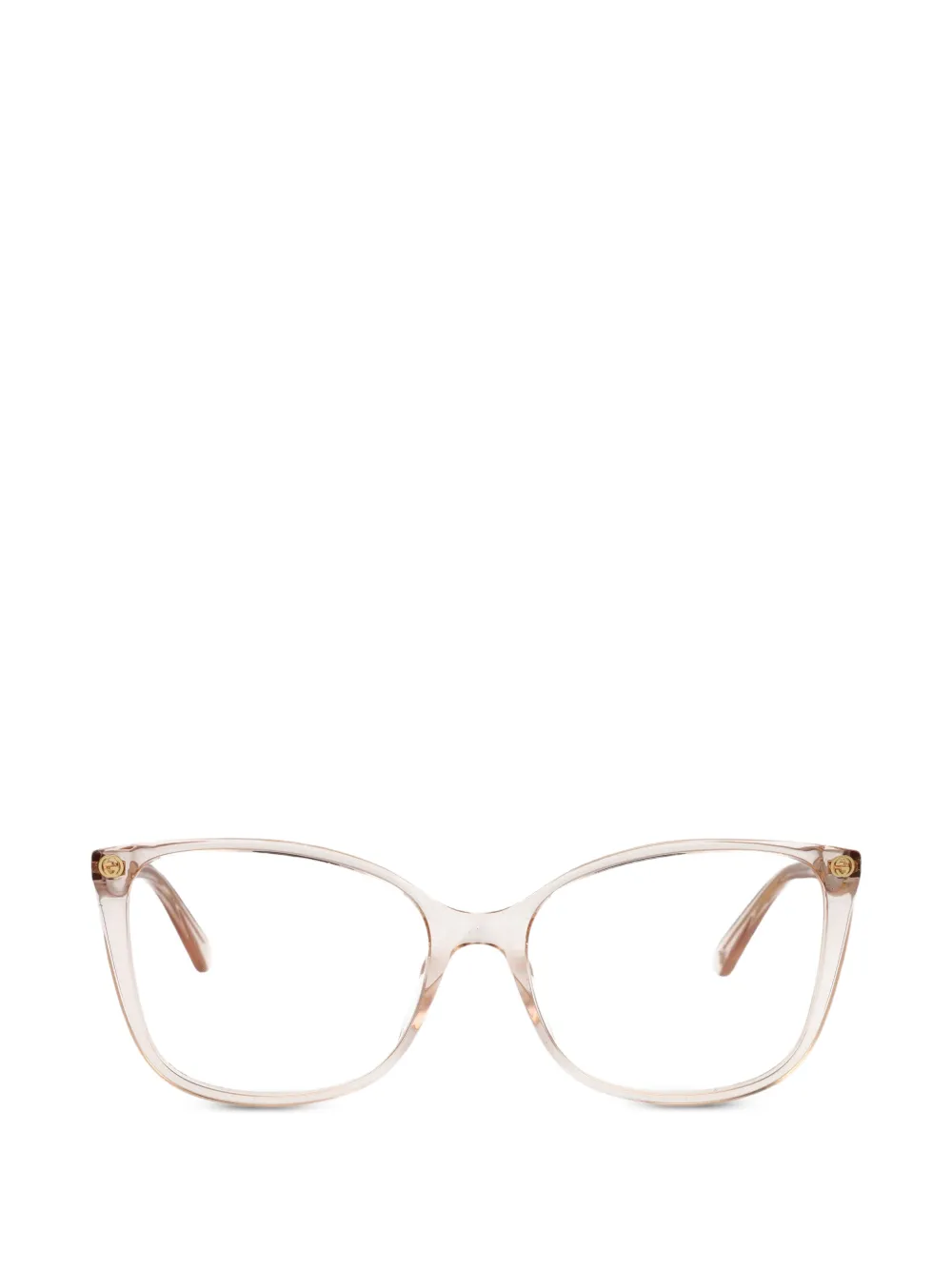 Gucci Eyewear cat-eye frame glasses - Toni neutri