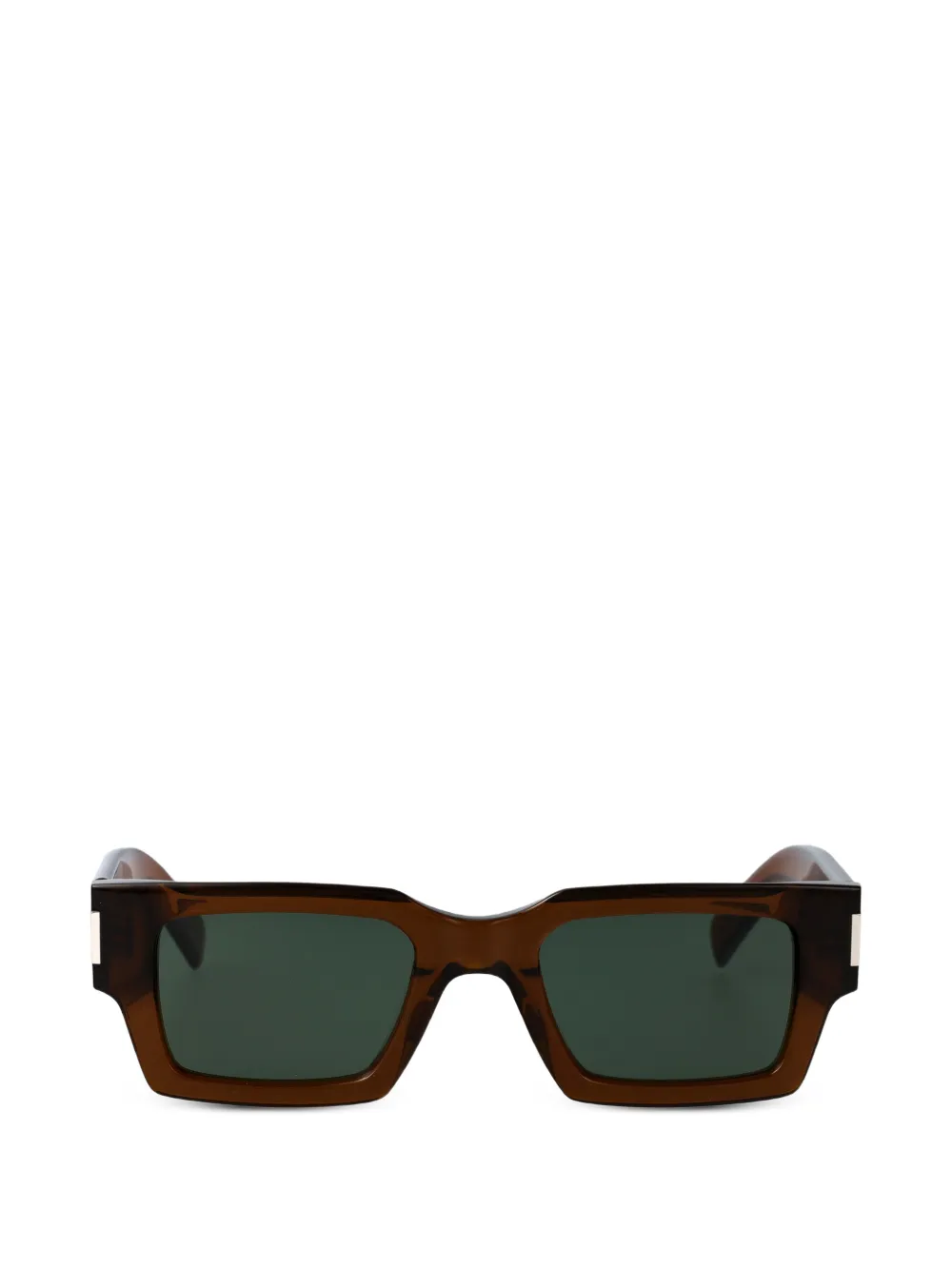 Saint Laurent Eyewear SL 572 rectangle-frame sunglasses - Marrone