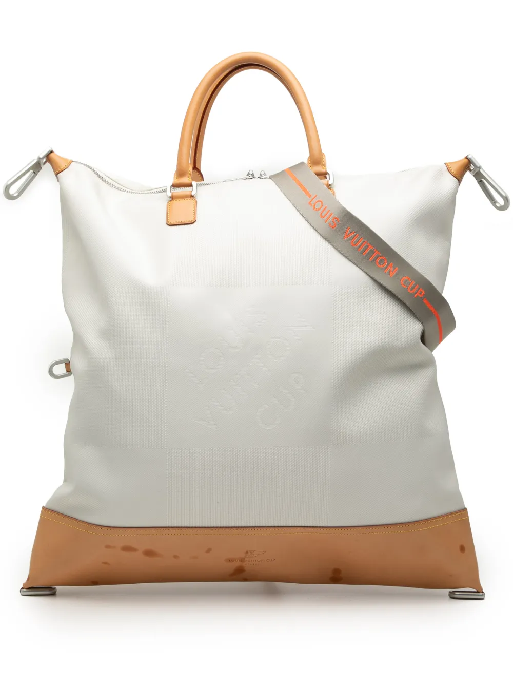 Louis Vuitton Pre-Owned 2002 Damier Geant LV Cup Cube travel bag - White
