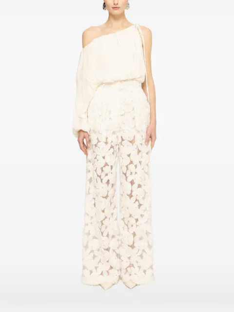 NISSA asymmetrical chiffon blouse