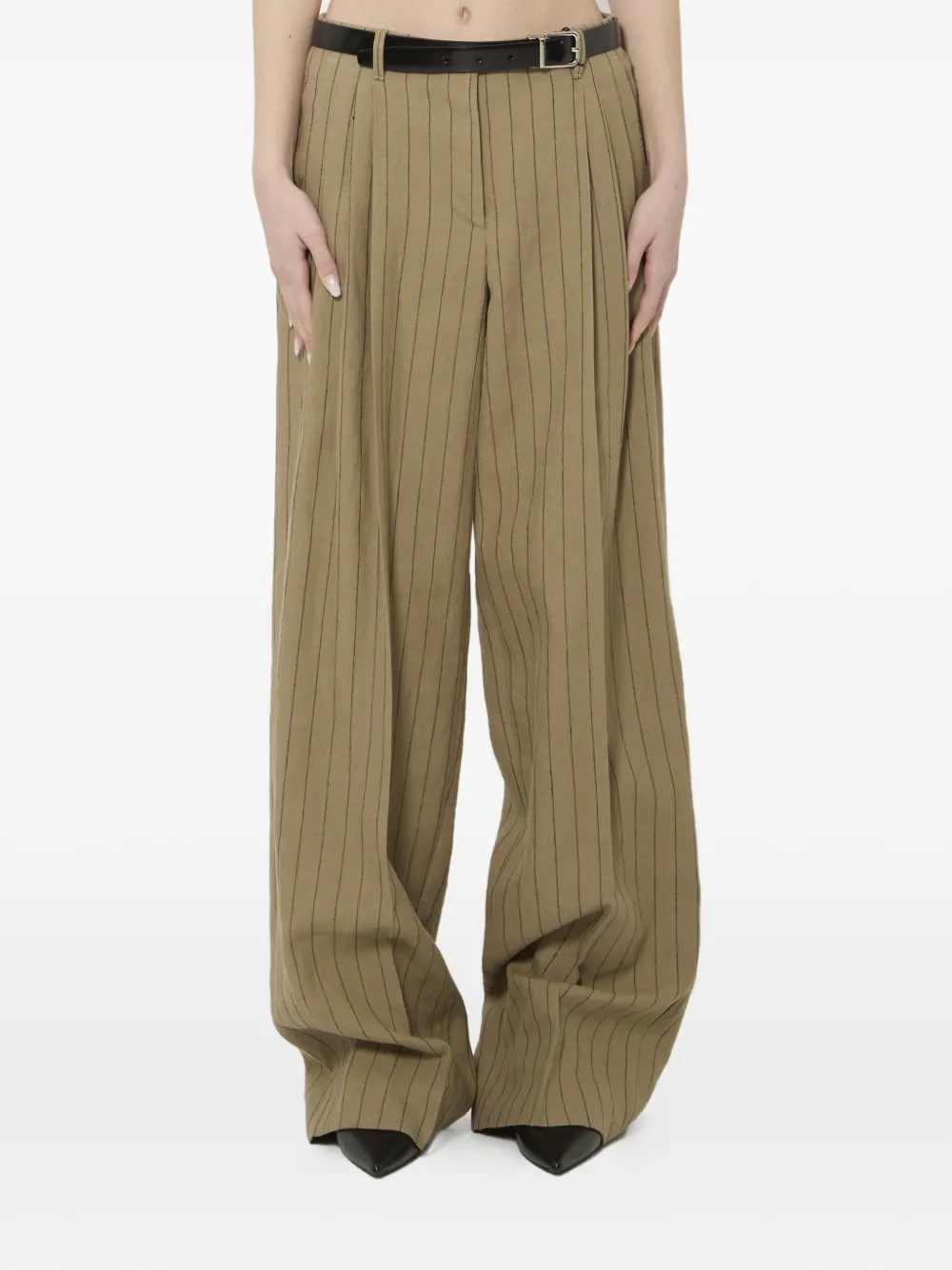 Dolce & Gabbana pinstriped trousers - Nude