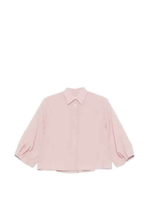 Xacus puff-sleeve cropped shirt