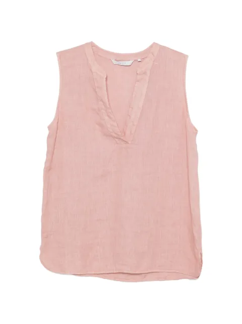 Xacus sleeveless V-neck top