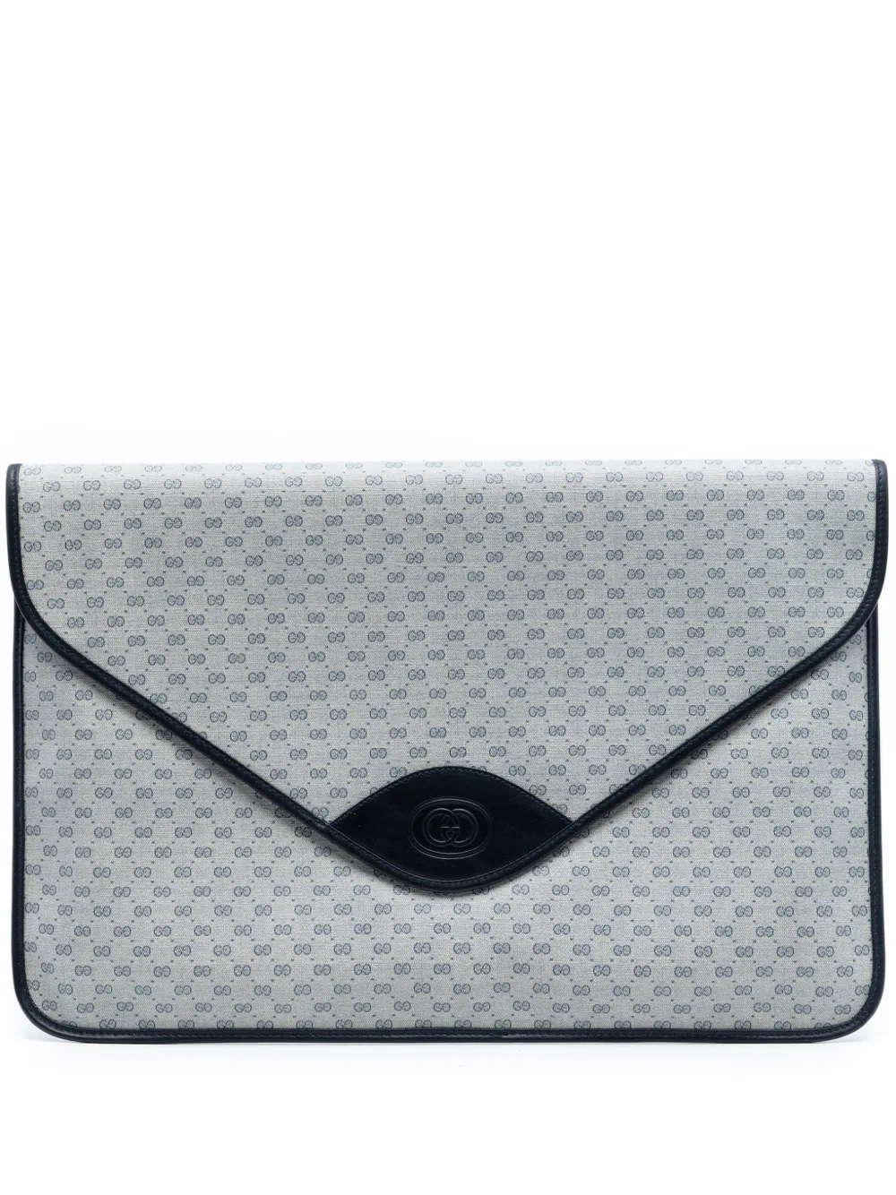 Gucci Pre-Owned 20th Century Micro GG Supreme clutch bag - Grigio