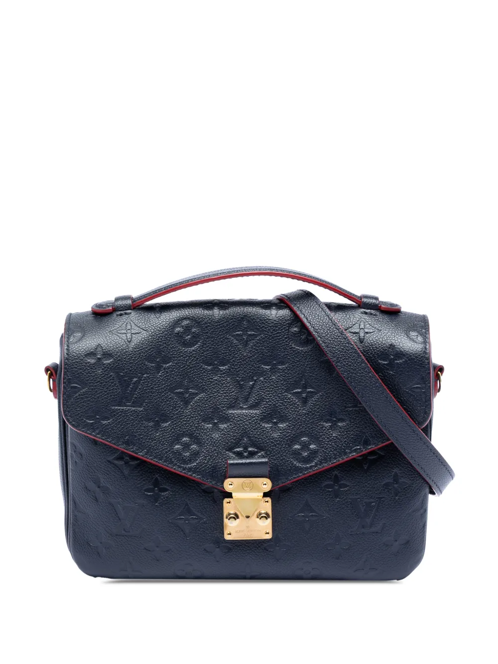 Louis Vuitton Pre-Owned 2018 Monogram Empreinte Pochette Metis satchel - Blu
