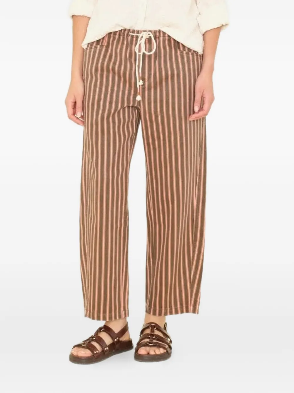 Xirena Baxter striped trousers - Marrone