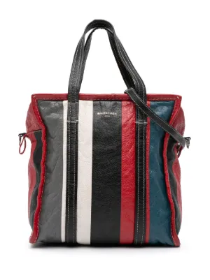 Balenciaga Pre-Owned 2010-2026 レザー ネイビー クリップ M クラッチ