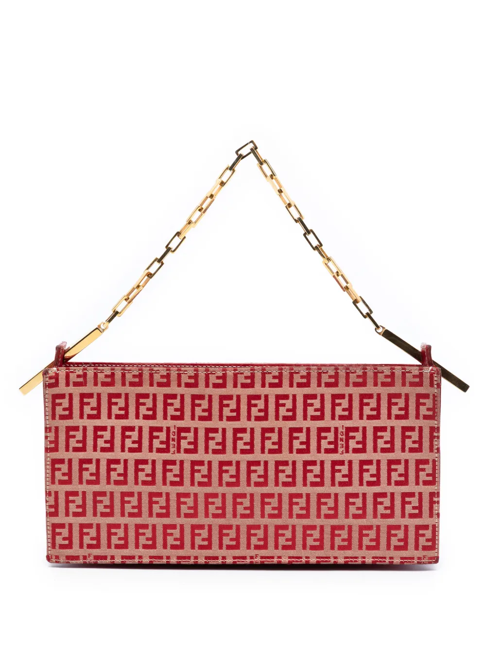 Fendi Pre-Owned 2000-2010 Zucchino Canvas handbag - Rosso