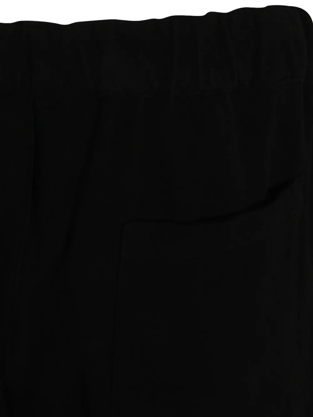 04651 A TRIP IN A BAG Mid waist straight broek Zwart