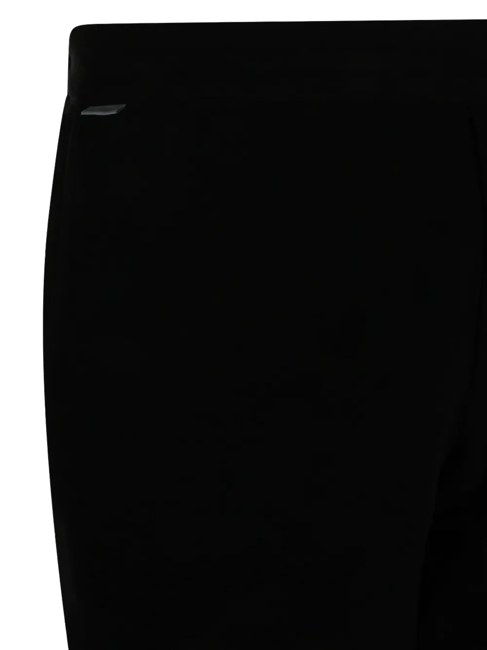 04651 A TRIP IN A BAG Mid waist straight broek Zwart