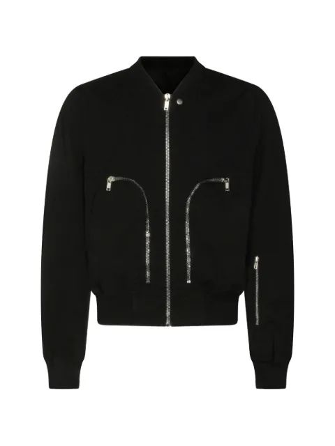 Rick Owens DRKSHDW zip-pocket bomber jacket