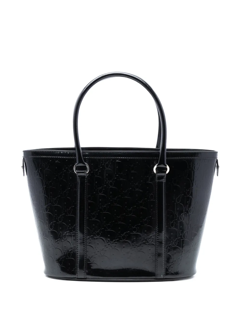 Christian Dior Pre-Owned 2008 Diorissimo Trotter Patent tote bag - Schwarz