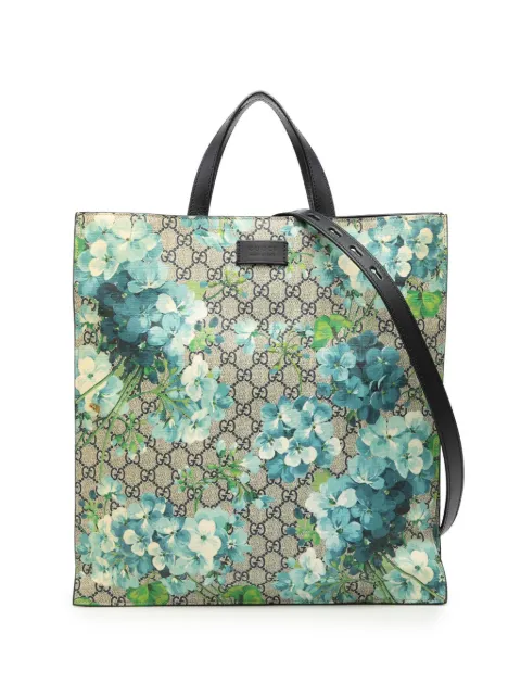 Gucci Pre-Owned 2000-2015 GG Supreme Blooms Convertible Soft Tote satchel