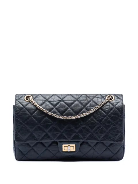 CHANEL Pre-Owned 2010-2011 マトラッセ エイジドカーフ リイシュー 2.55 ダブルフラップ 226 ショルダーバッグ