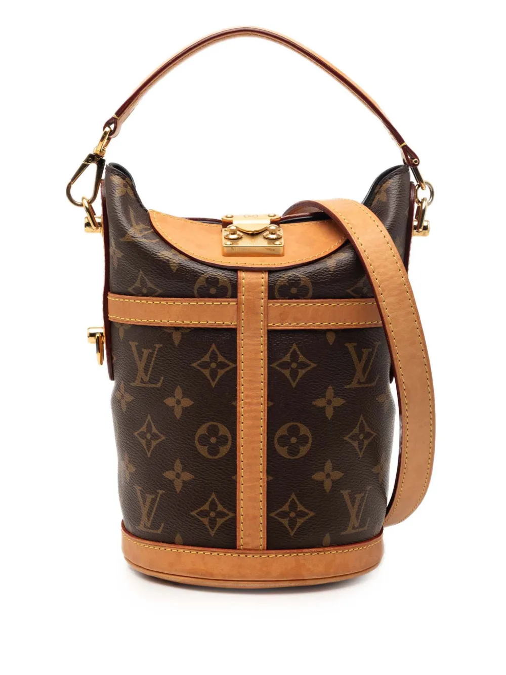 Louis Vuitton Pre-Owned 2000-2026 Monogram Duffle bucket bag - Marrone