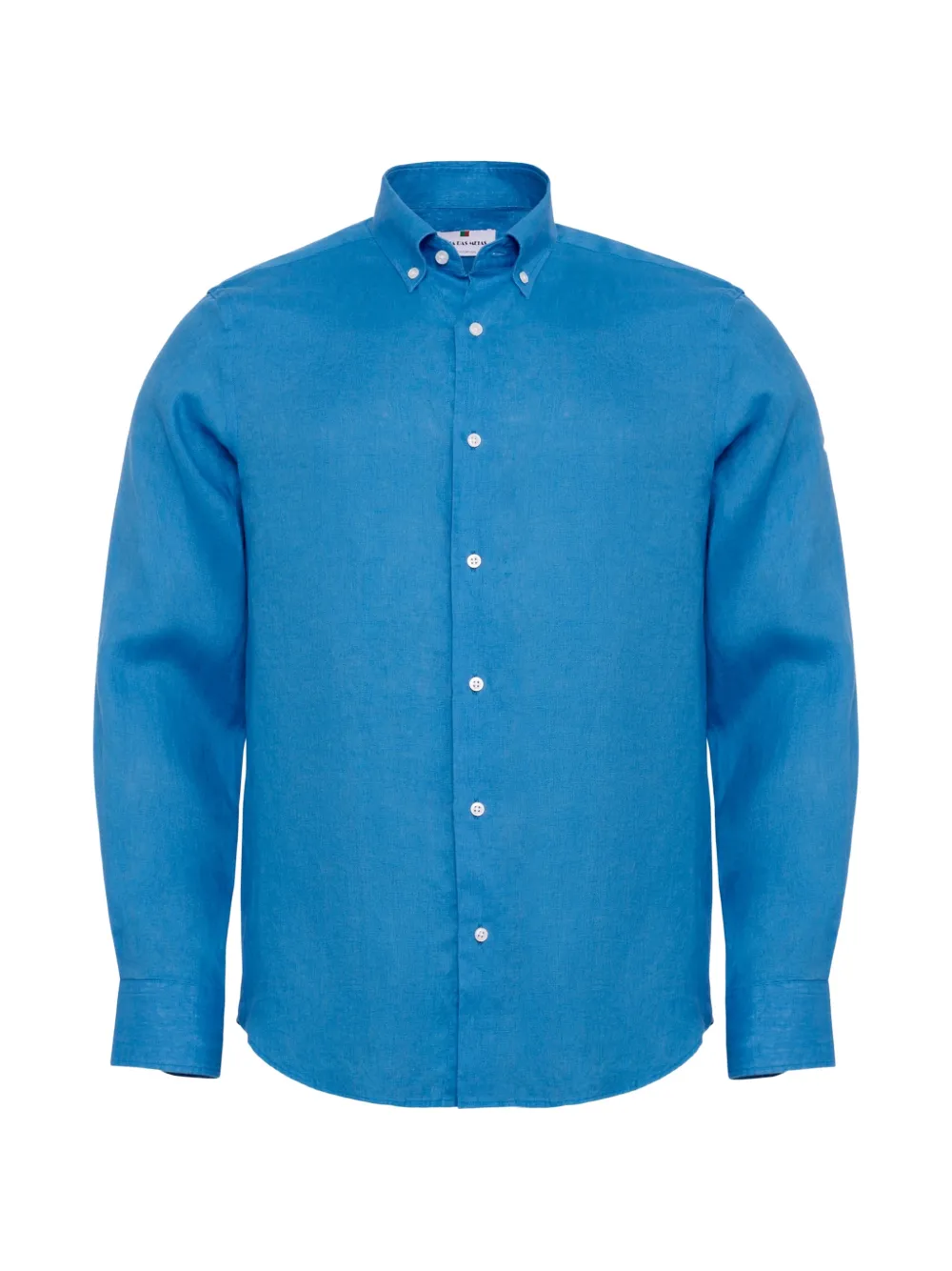 Loja Das Meias Button-down Collar Shirt In Blue