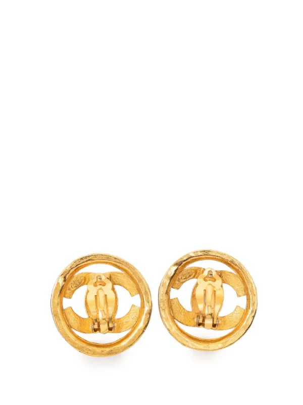 CHANEL Pre-Owned 1990-2010 ココマーク ゴールドプレーテッド 