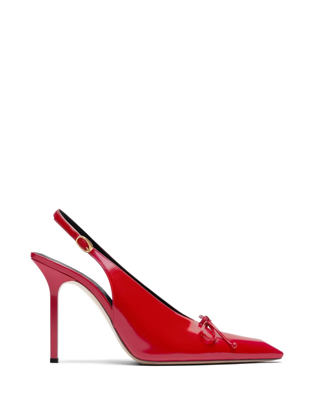 Jacquemus Cubisto slingback pumps Rood