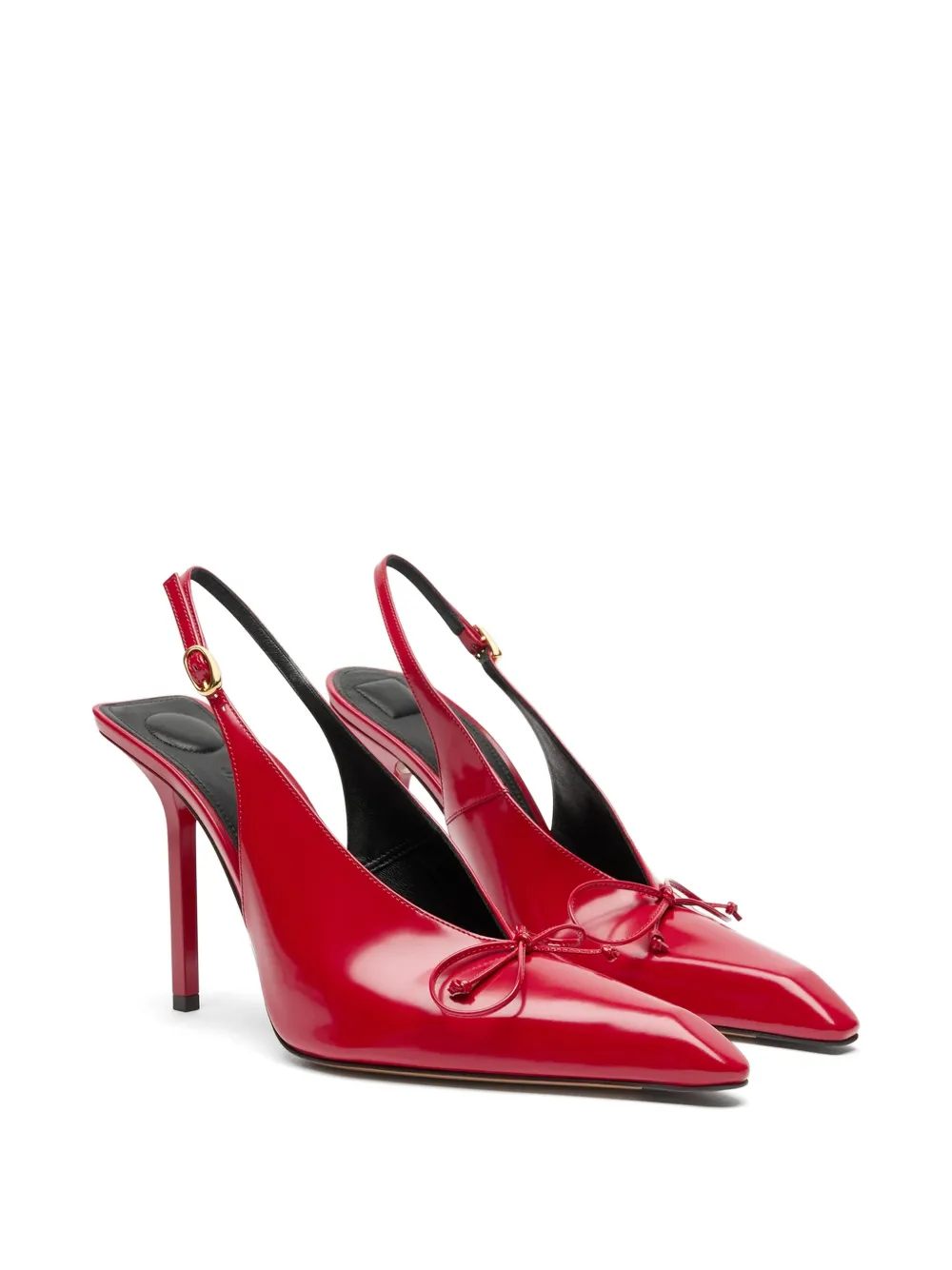 Jacquemus Cubisto slingback pumps Rood