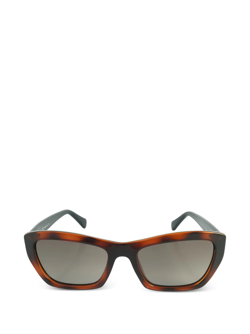 Ferragamo rectangle-frame sunglasses - Marrone
