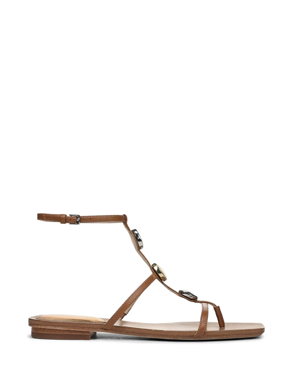 Veronica Beard Alba sandalen verfraaid met stras Bruin