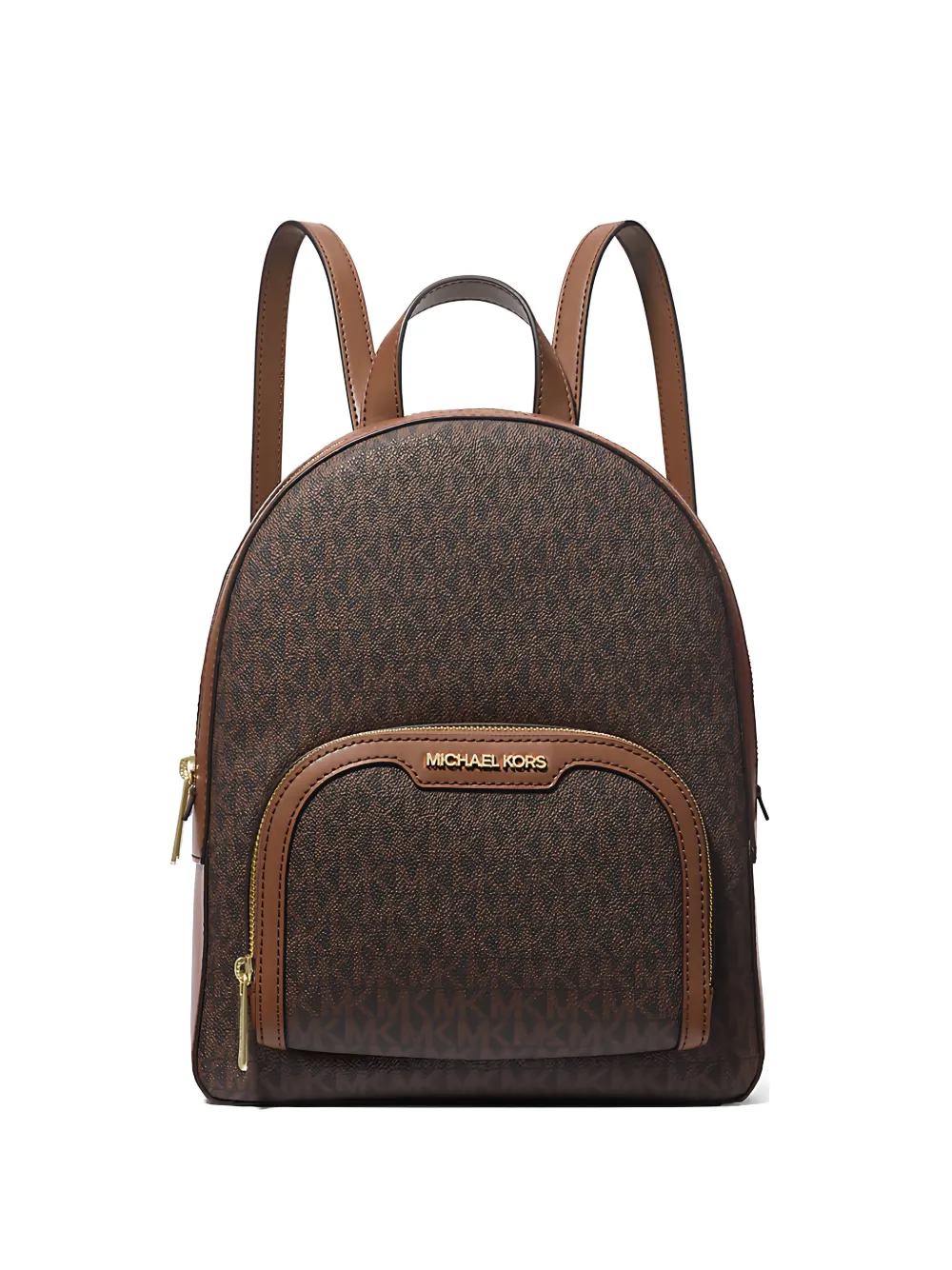 Michael Kors Jaycee monogram backpack - Marrone