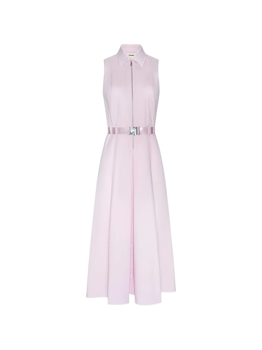 L'Agence Kolton belted sleeveless midi dress - Rosa