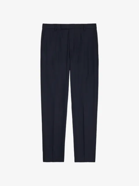 Sunspel pressed-crease textured trousers