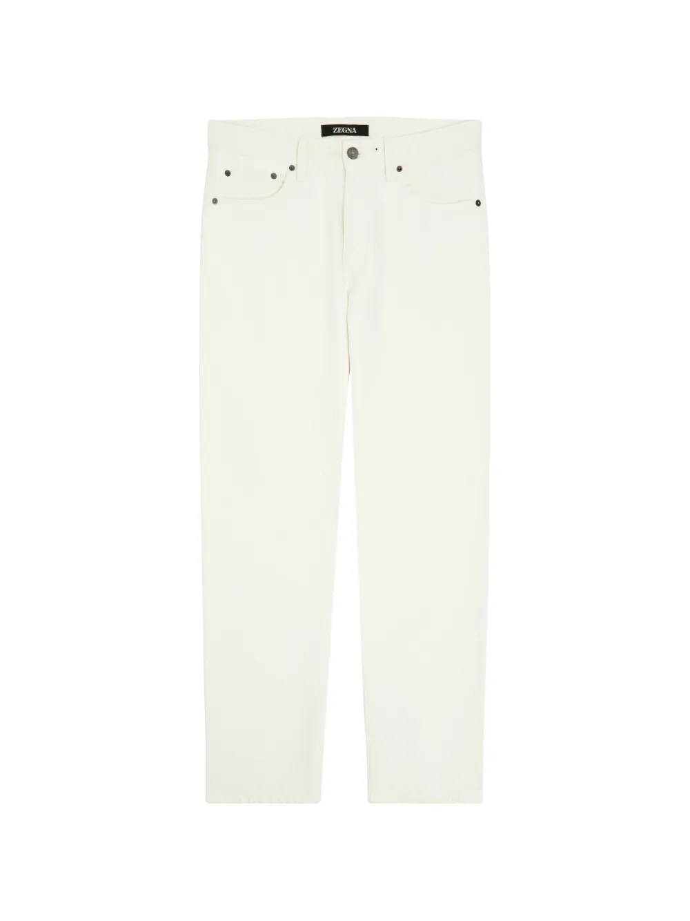 Zegna Five-pocket Jeans In White