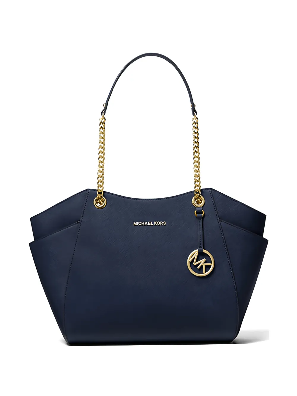 Michael Kors large Jet Set chain-link tote bag - Blu