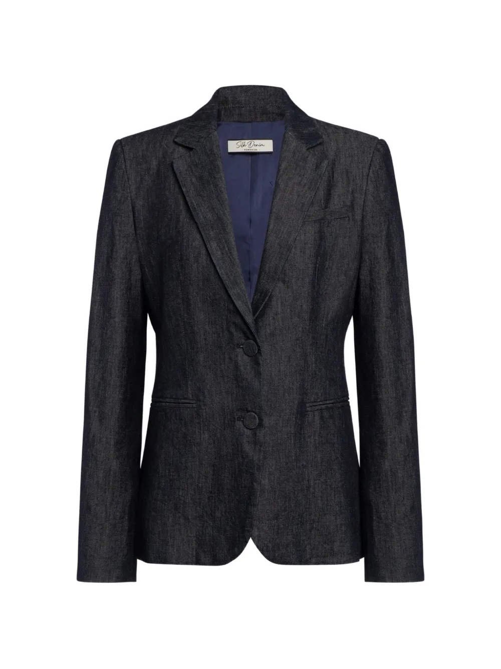 DONDUP single-breasted denim blazer - Blu