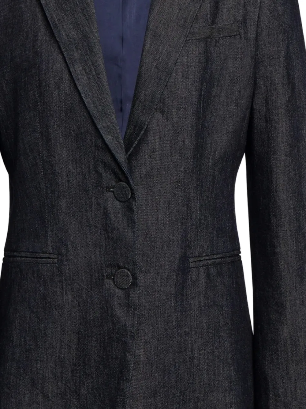  Dondup Blazer Vaquero Con Botones - Azul 