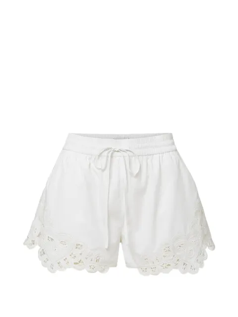 Veronica Beard Vivaldi lace-trim shorts